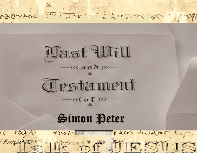 RogerHarned's tweet card. a LAST WILL & TESTAMENT of Peter: Moreover I will endeavour that ye may be able after my decease to have these things always in remembrance.