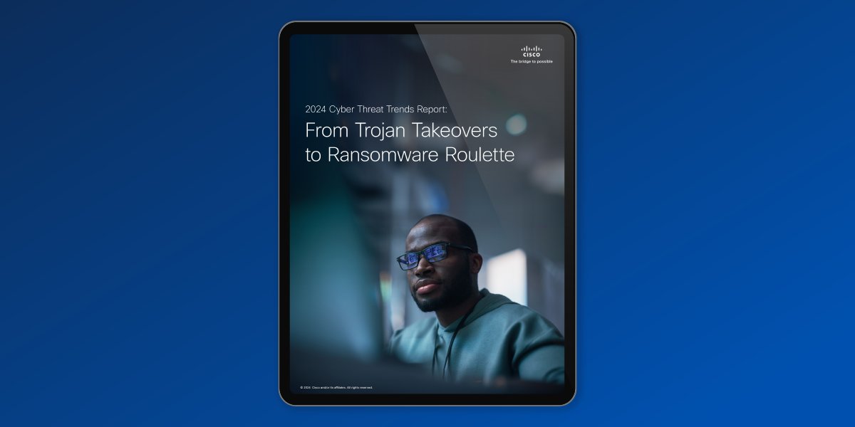 TasosPap_'s tweet card. The Cisco Cyber Threat Trends report examines malicious domains for trends and patterns. See what the data tells us about the threat landscape.