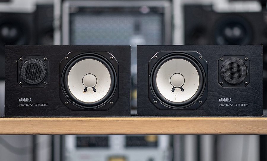 mixanalogcloud's tweet card. Why did these unassuming white cone and the black box speakers conquer the world? Are the Yahama ns10's they really that good?