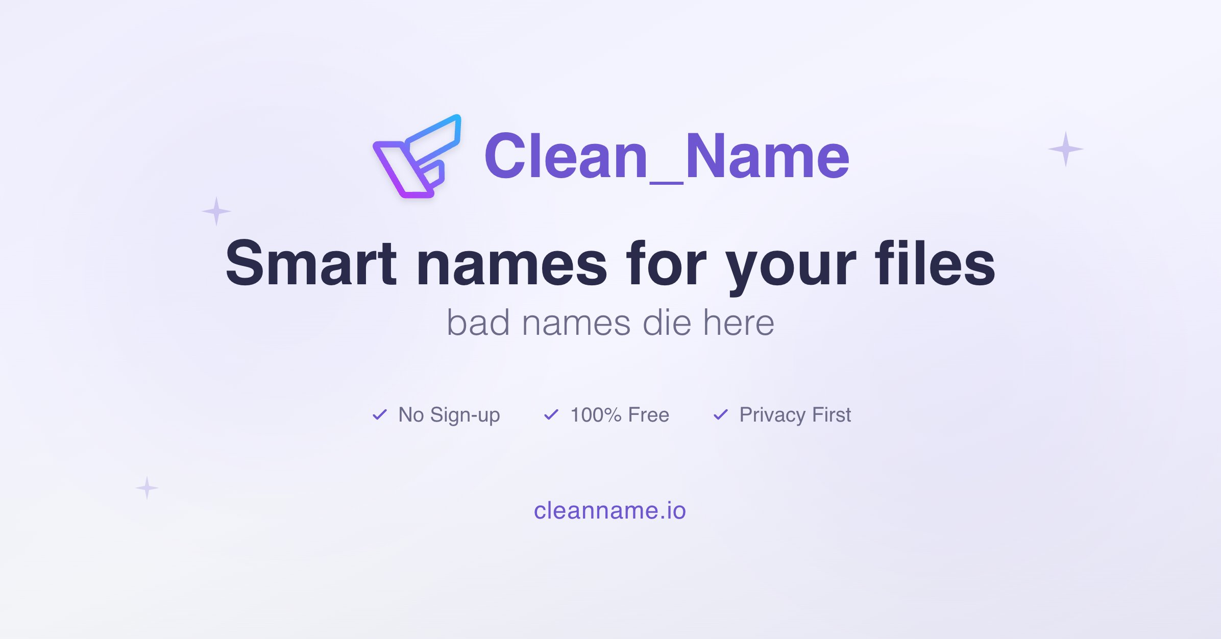 vuhrmeister's tweet card. Transform messy PDF filenames into clean, organized names using AI. Free, private, and instant - no signup required.