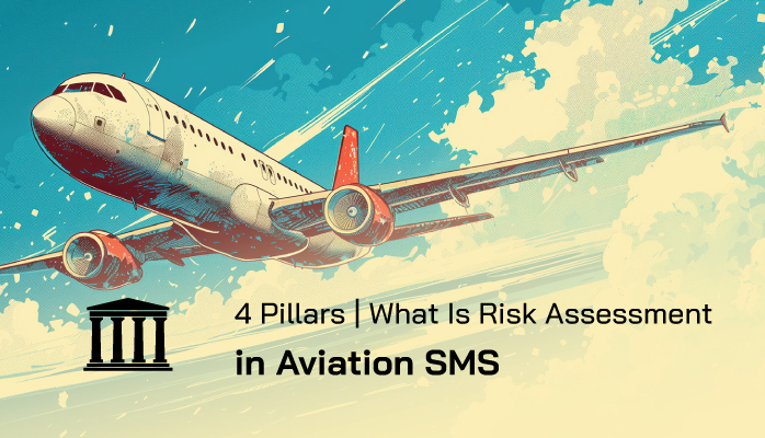 SMS_Pro's tweet card. Learn what is risk assessment, and how to satisfy the Safety Risk Management element of aviation 4 Pillars.