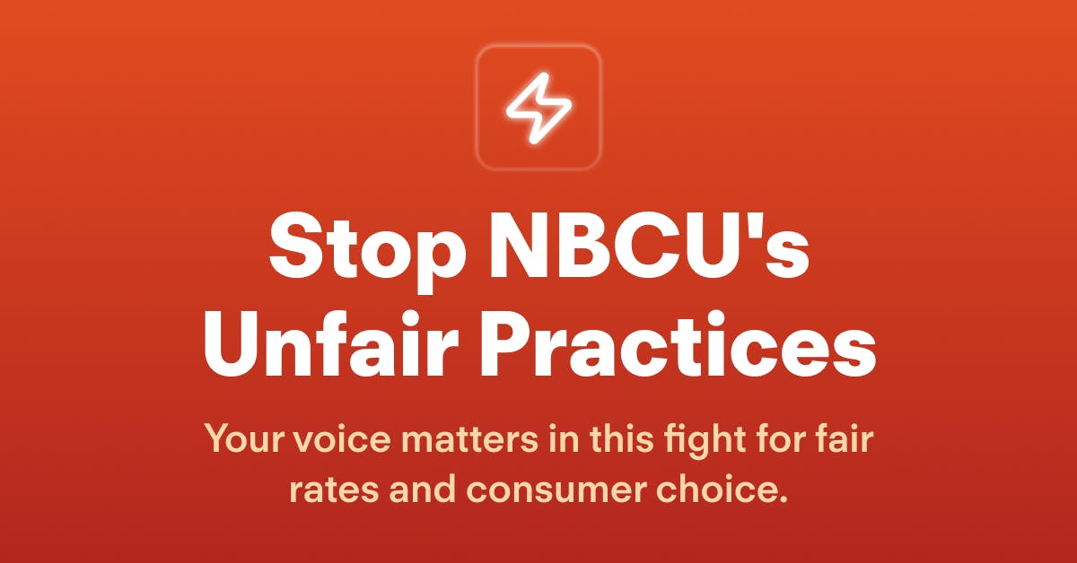 luckcuck_karann's tweet card. NBCU has had repeated public disputes with other distributors and is now using the same tactics against Fubo — weaponizing their sports content to force bad deals on you.