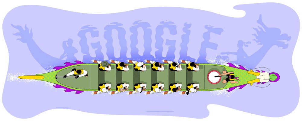 miscab's tweet card. Learn more about the creation of Dragon Boat Festival 2025 Doodle and discover the story behind the unique artwork.