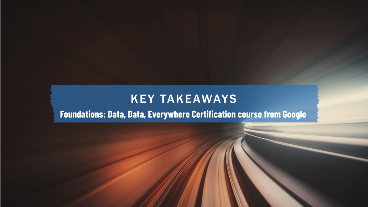 rjoshicool's tweet card. I recently completed with my first milestone towards the Google Data Analytics Professional Certificate course, the The Foundations: Data, Data, Everywhere Certification. This first foundation course...