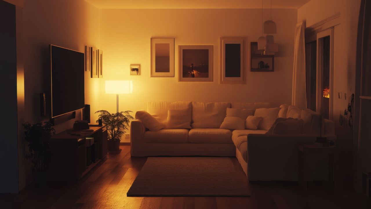 Bonsfluidos's tweet card. Descubra a diferença entre luz branca, amarela e neutra, e saiba como cada uma transforma o clima e a funcionalidade dos ambientes da casa