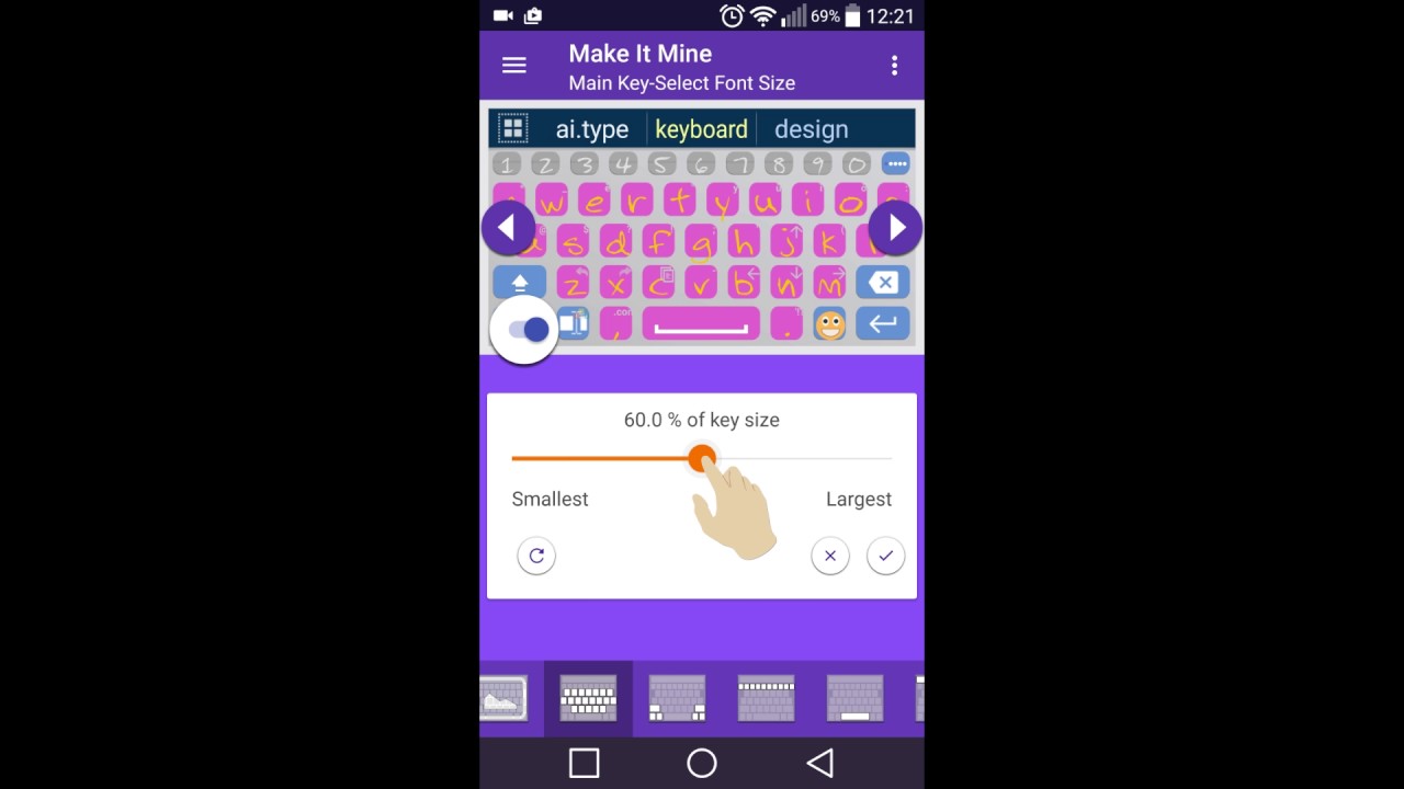 AItype's tweet card. ai type free keyboard- How to design your Keyboard's buttons (Make it...