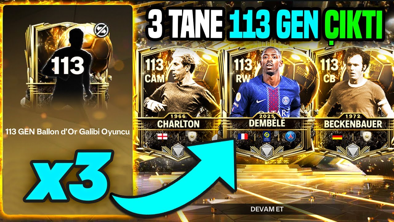 enezsarioglu's tweet card. GARANTİ 113 GEN DAĞITAN TAKASI 3 KEZ YAPTIM ! 3 TANE 113 GEN ÇIKTI 🔥...