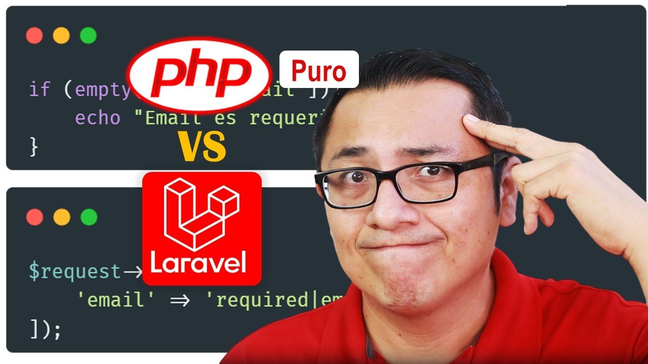 oscaruhp's tweet card. ¿PHP puro o Laravel? ¡Descubre cuál te conviene más!