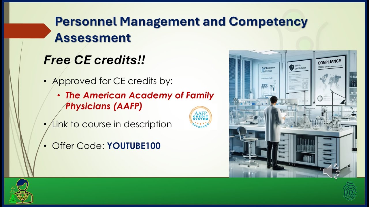 Mad4NsicScience's tweet card. FREE Continuing Education Credit: Personnel Management & Competency...