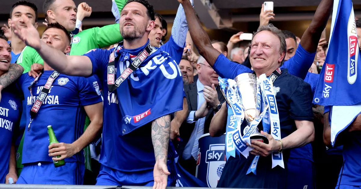 CardiffCityLive's tweet card. It was a truly magnificent day for the Bluebirds who secured promotion before holding their annual awards night