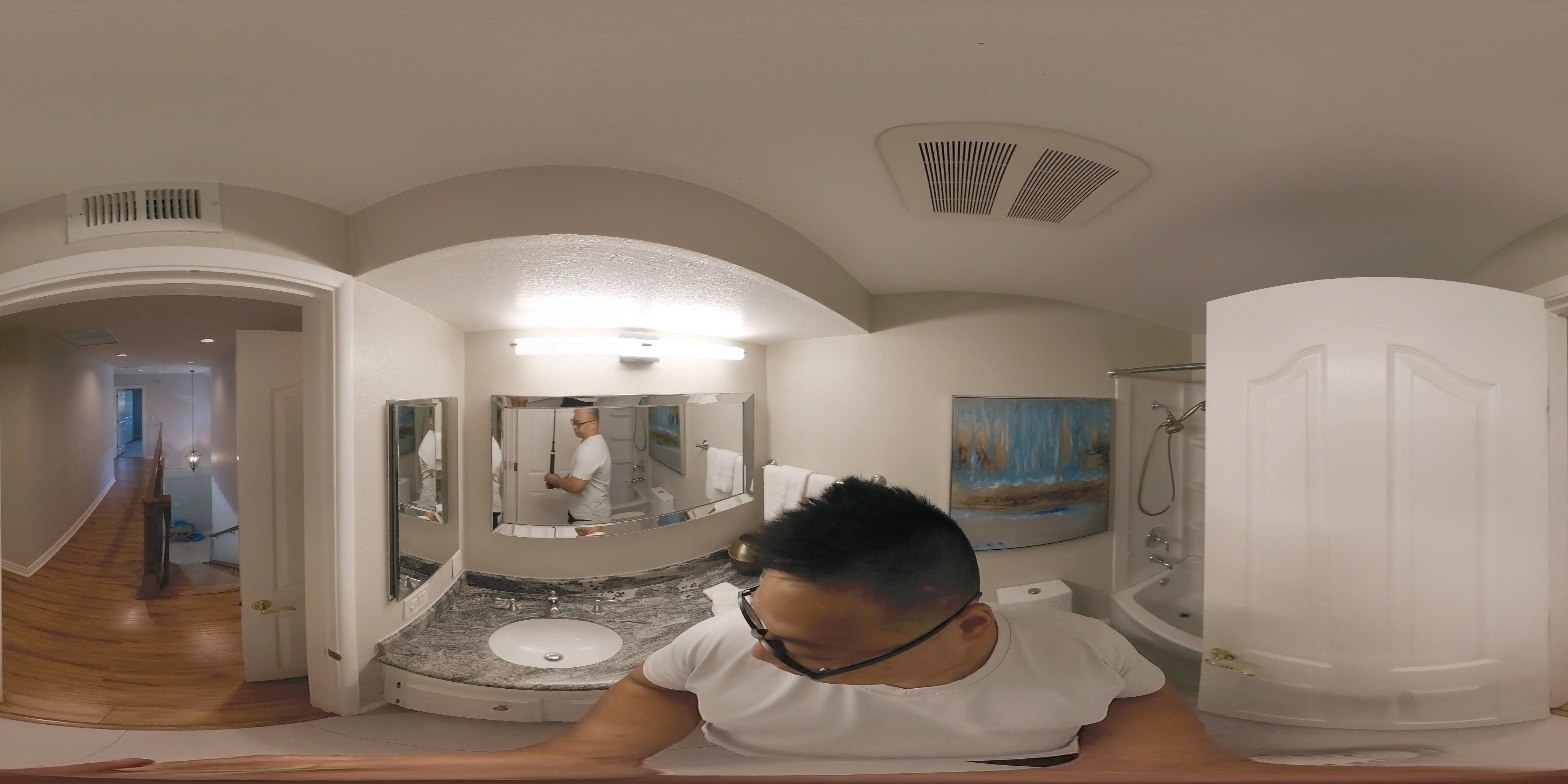 TeleportEco's tweet card. A realtor home tour in 360 degrees. Using the Insta360 X3 camera to capture video.