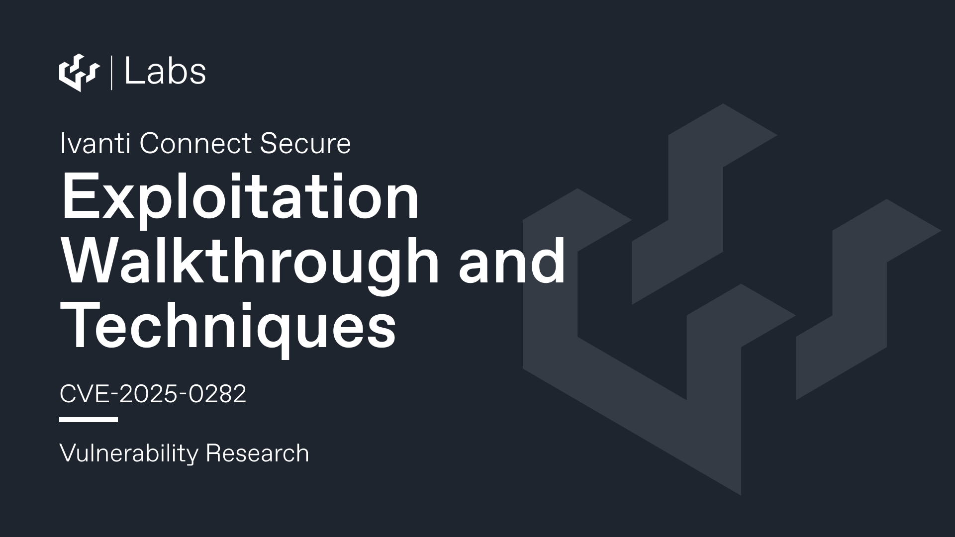 reverseame's tweet card. As we saw in our previous blogpost, we fully analyzed Ivanti’s most recent unauthenticated Remote Code Execution vulnerability in their Connect Secure (VPN) appliance. Specifically, we analyzed...