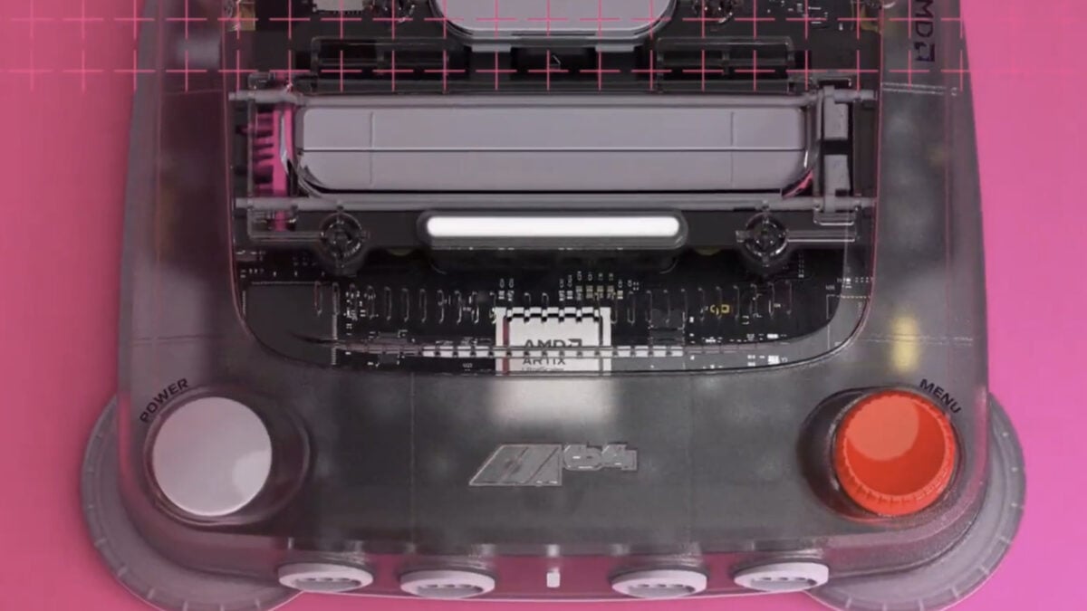 anshelsag's tweet card. It's hard to get truly excited about ModRetro's M64 when Palmer Luckey is on board.