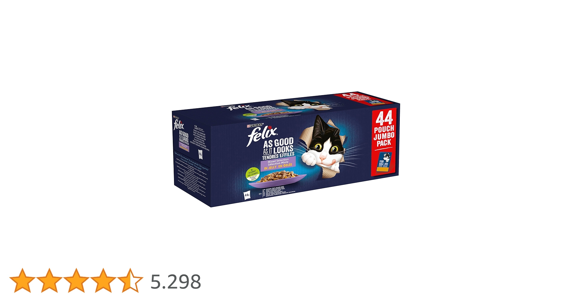 PetsLoversESP's tweet card. FELIX Fantastic es una gama de deliciosas comidas que tienen un aspecto, olor y sabor tan jugoso, que podrían parecer comida cocinada por ti mismo. Especialmente preparados con tiernos y carnosos...