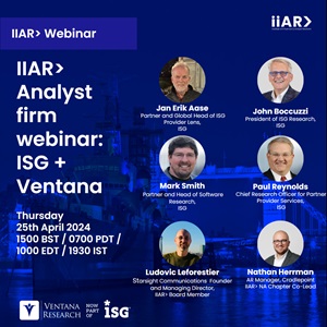 ISG_SW_Research's tweet card. Five months ago, we wrote about ISG’s November 2023 acquisition of Ventana Research: “ISG is seeking new avenues for growth, and Ventana’s strong reputation and capabilities make them a promising a…