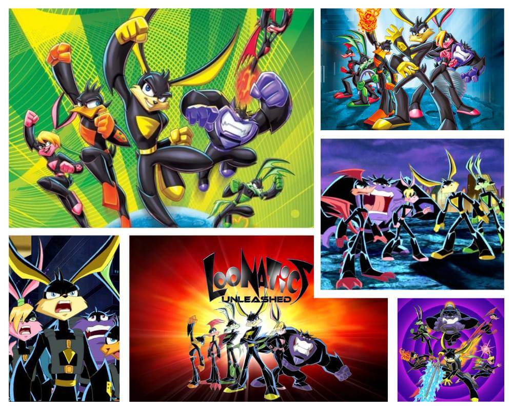 Dei_Spikelet_21's tweet card. Loonatics Unleashed takes place in the futuristic city of Acmetropolis and features superpowered descendants of the Looney Tunes characters.