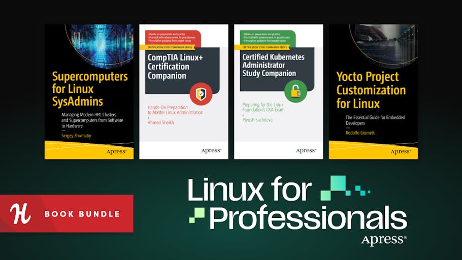 Apress's tweet card. Unlock essential resources for Linux—get a professional edge on the competition with a little help from the experts at Apress & Springer!