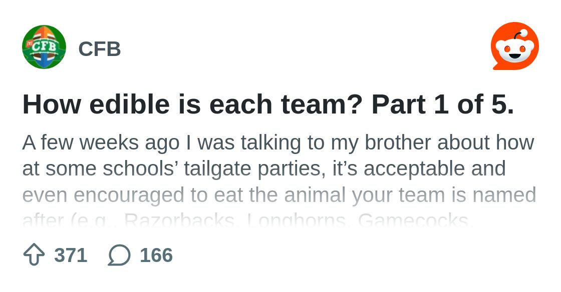 DocVoliday865's tweet card. Explore this post and more from the CFB community