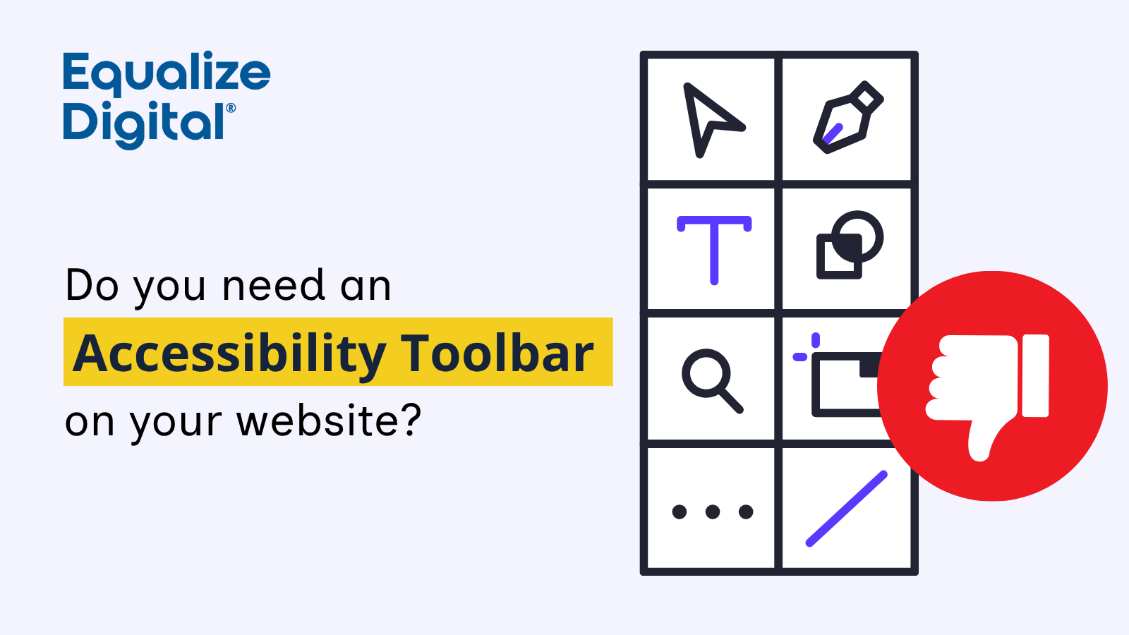 RocketDotNet's tweet card. Learn why an accessibility toolbar isn’t enough and how to build true accessibility into your website for WCAG and ADA compliance.