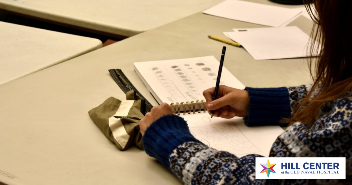 HillCenterDC's tweet card. Basic Drawing Techniques: Drawing From an Image