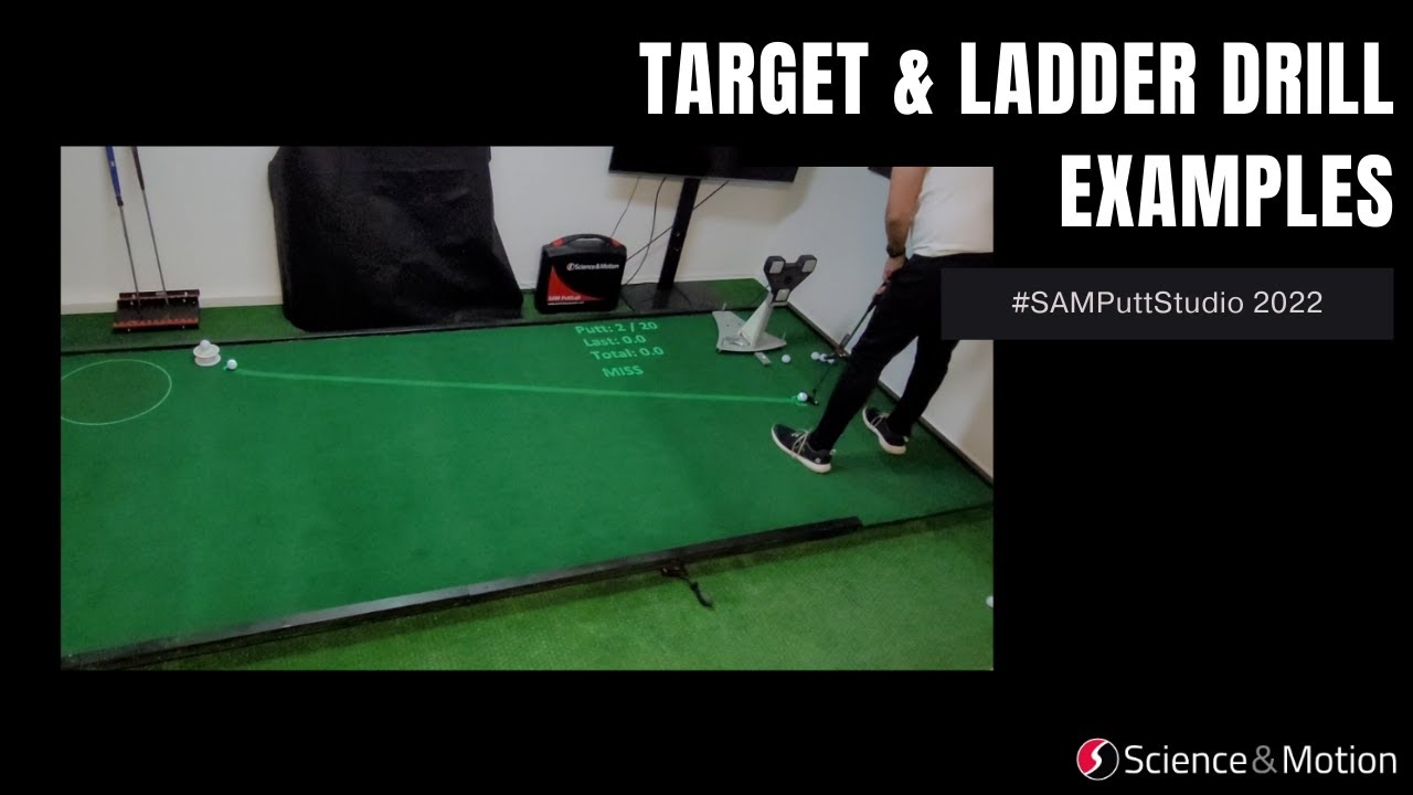 SAM_Sports's tweet card. SAM PuttStudio - Target practice and ladder drill examples
