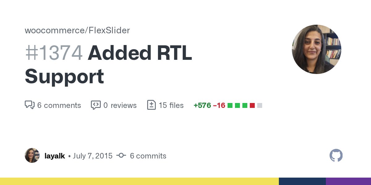 rtl_css's tweet card. Added RTL support to the slider.
