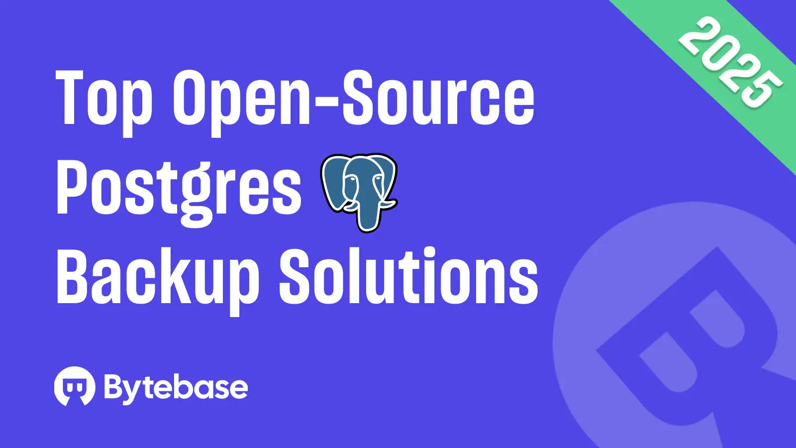 Bytebase's tweet card. Backing up PostgreSQL is essential for reliability and disaster recovery. The open-source ecosystem offers several strong tools - each with unique design goals,...