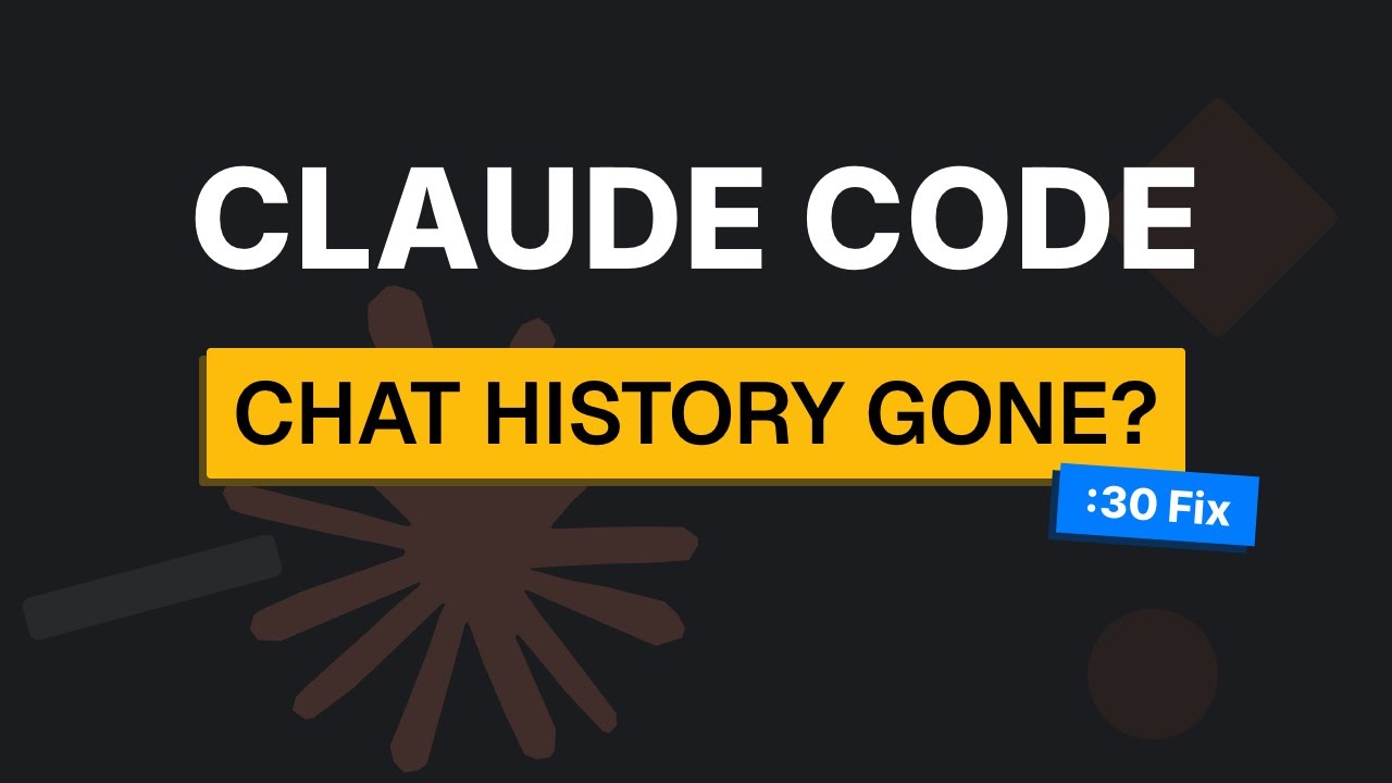 BuildAtScale's tweet card. Claude Code Lost Your Chat? Fix it in 30 Seconds
