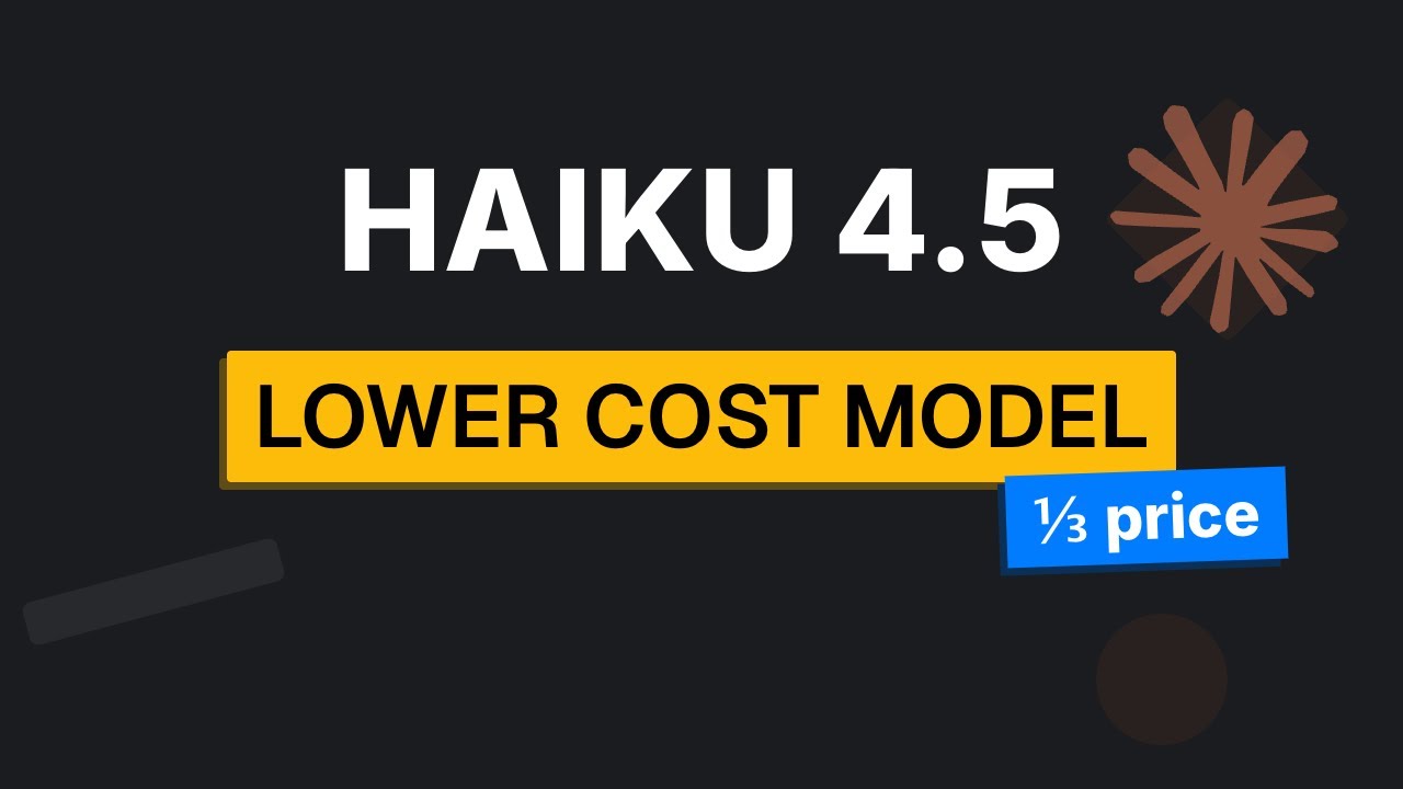 BuildAtScale's tweet card. Claude Haiku 4.5 Released - 1/3 the Cost of Sonnet