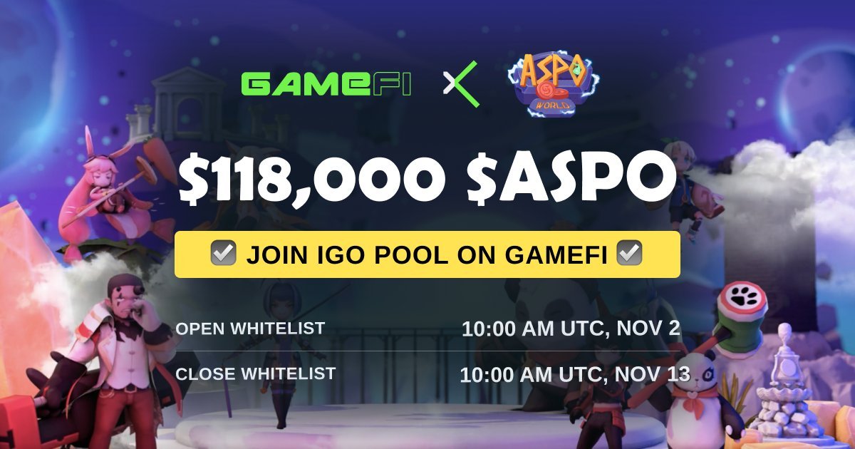 GameFi_Official's tweet card. 📖 Schedule