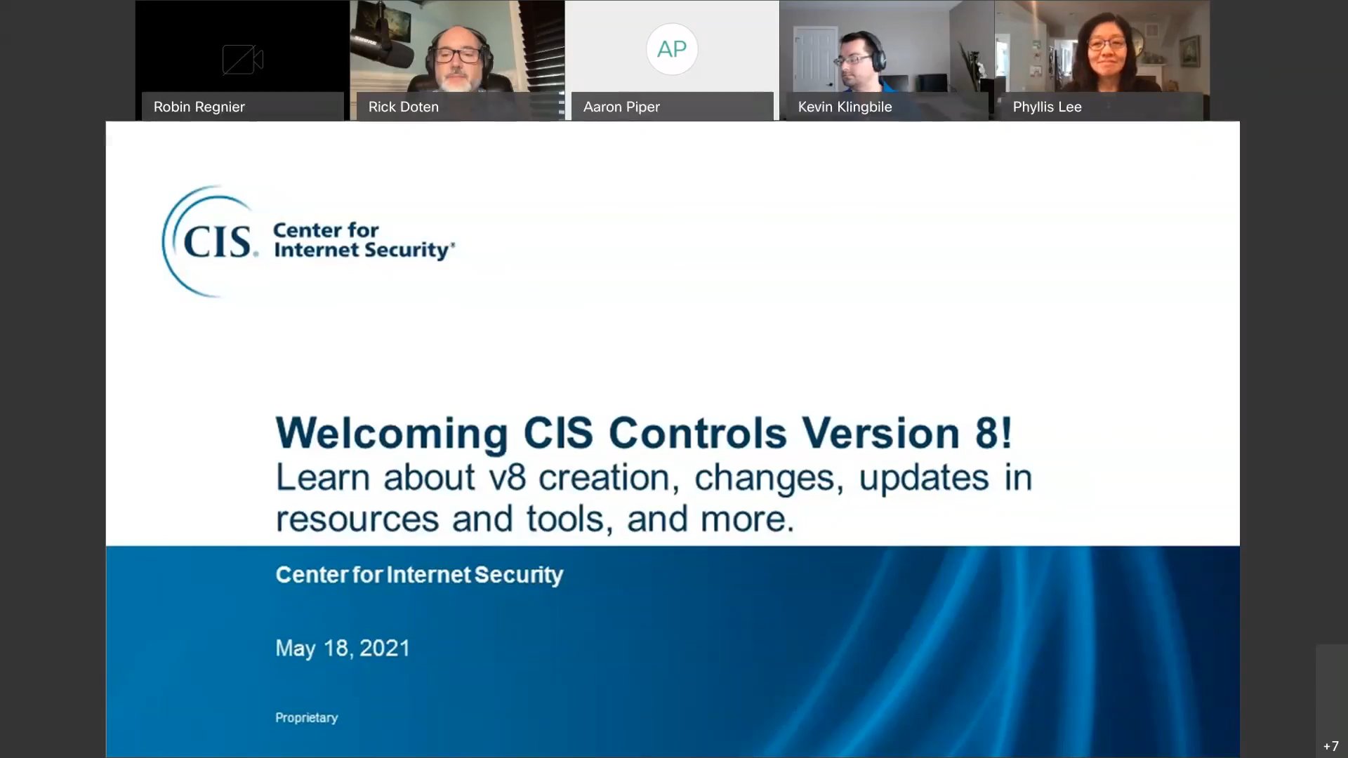 CISecurity's tweet card. Webinar | Welcome to CIS Controls v8