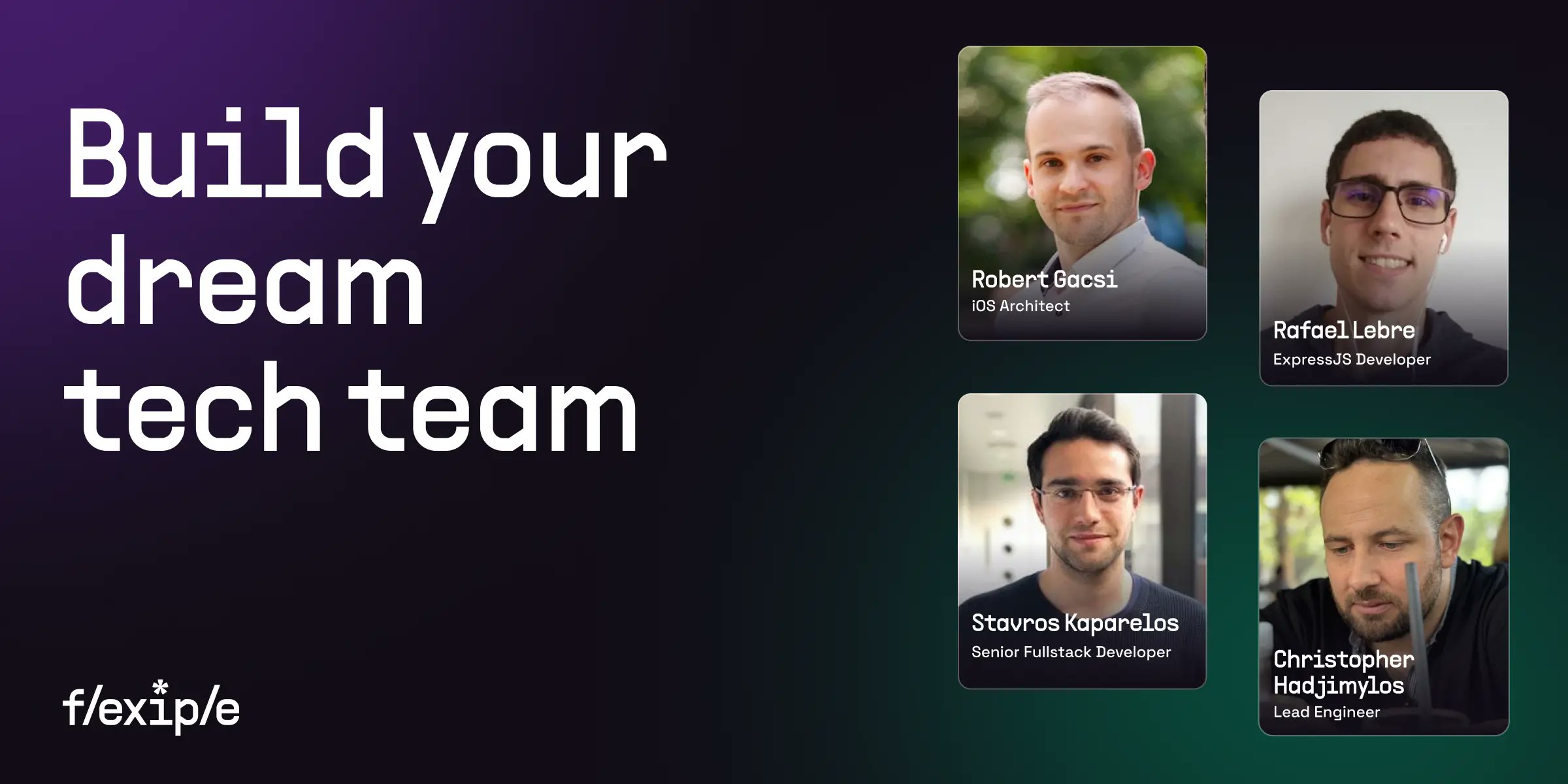 KarthikS2206's tweet card. Flexiple is a 1-stop solution to build your dream tech team. Hire top developers with a vetted talent network, an assessments platform and AI-matching tech.
