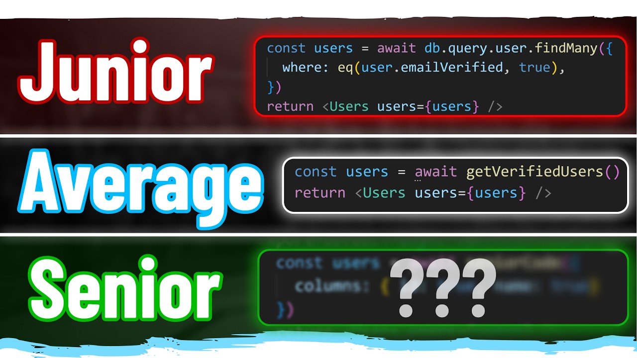 DevSimplified's tweet card. How To Handle Data Access Like a Senior Dev