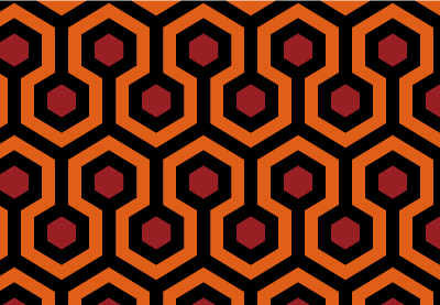 Design_Contests's tweet card. In today’s tutorial we’re going to continue with the Horror Movie Special, and learn how to create the trippy carpet pattern from Stanley Kubrick’s The Shining. We’re going to create it in Adobe...