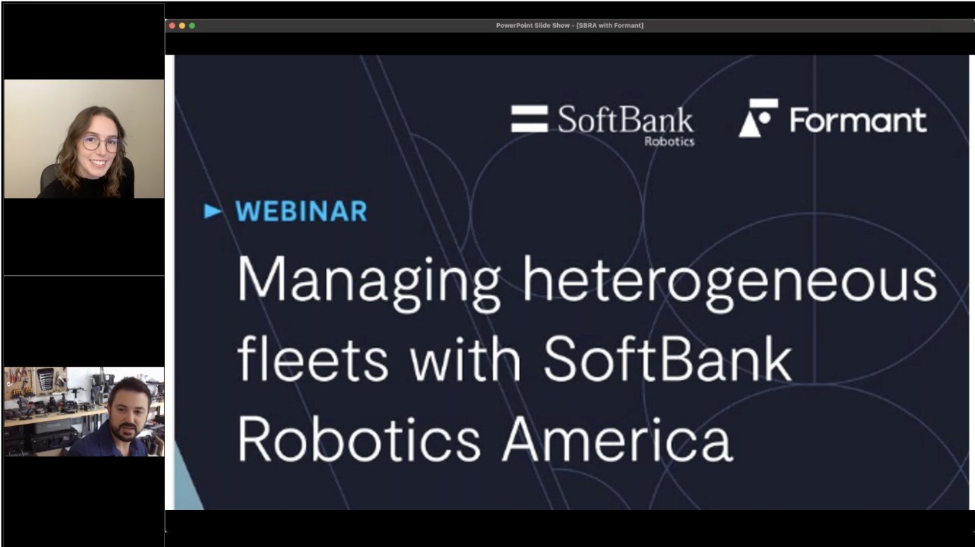 FormantInc's tweet card. Learn how to effectively manage and deploy heterogeneous fleets with expertise shared by SoftBank Robotics America.