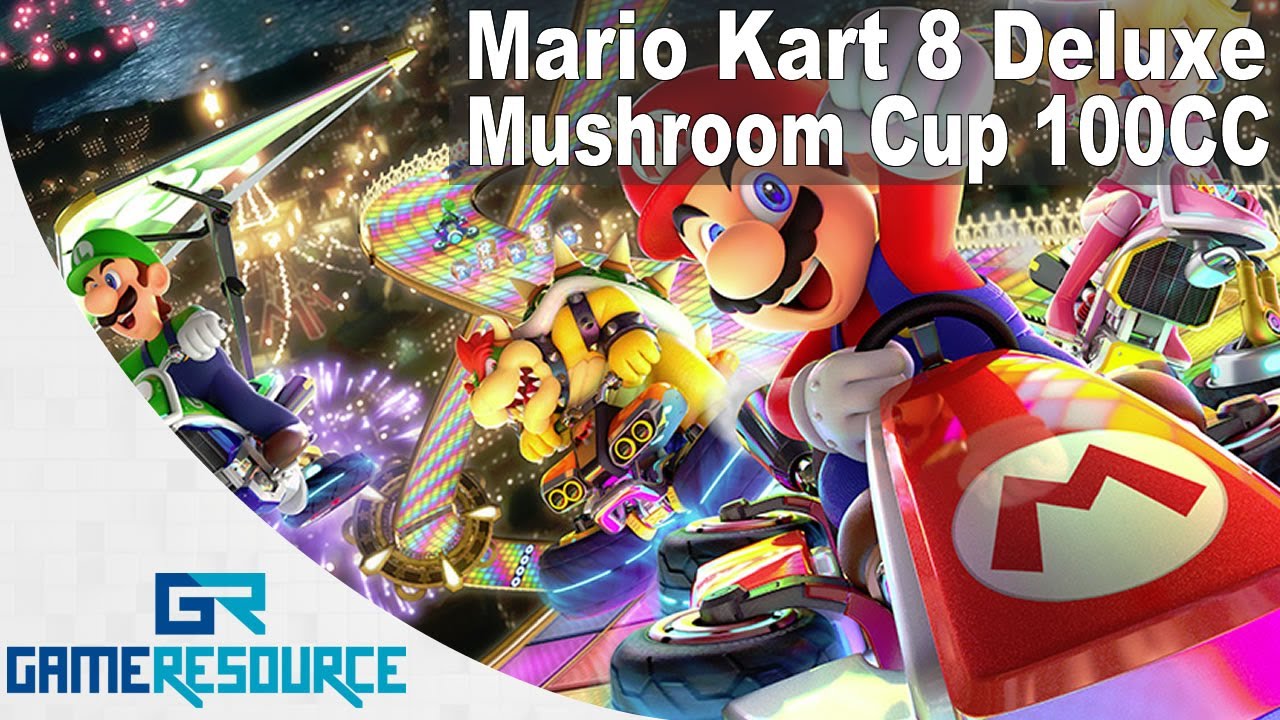 Game_Resource's tweet card. Mario kart 8 Deluxe - Mushroom Cup 100CC - Nintendo Switch