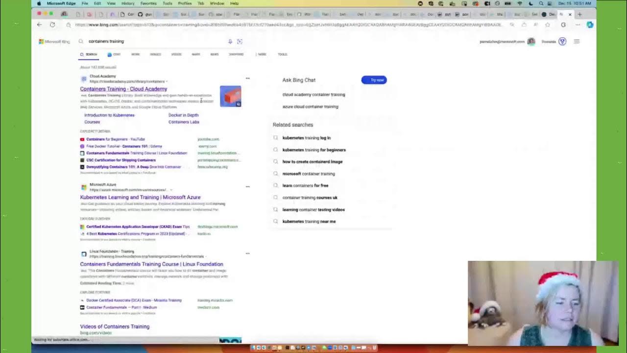 pamelafox's tweet card. Containerization 101 with Docker and Flask - Pamela Fox