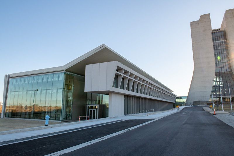 Fermilab's tweet card. The new building, named the Integrated Engineering Research Center, provides state-of-the-art lab space and will make research and development a more collaborative and centralized process at Fermilab.