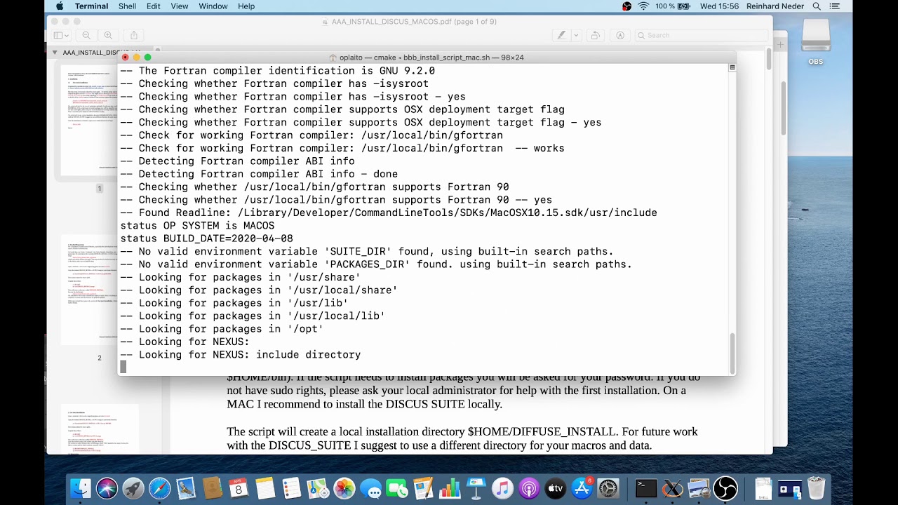 DISCUS_program's tweet card. DISCUS installation Mac