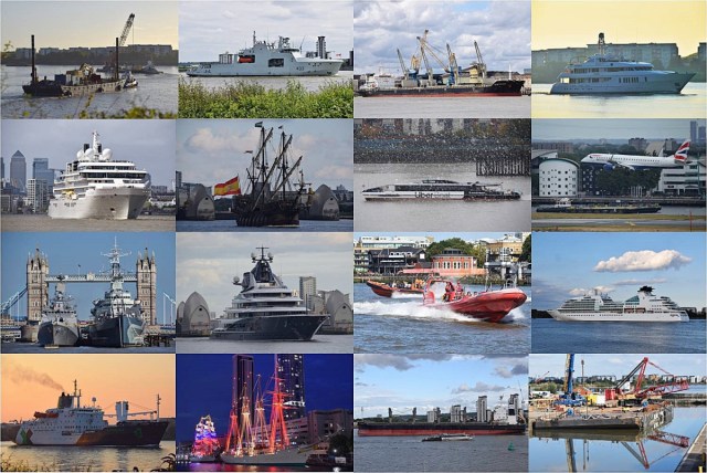 AJBC_1's tweet card. A review of the river traffic in the middle Thames area of London during 2024