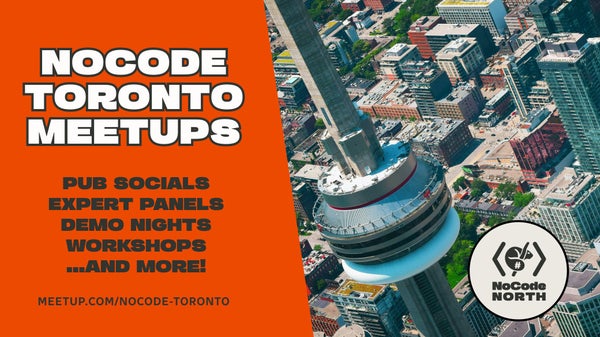 nocodeandy's tweet card. **Join us for the inaugural gathering of NoCode Toronto!** In partnership with [NoCode Drinks](https://nocodedrinks.com/?utm_source=nocodeto&utm_medium=referral&utm_campai