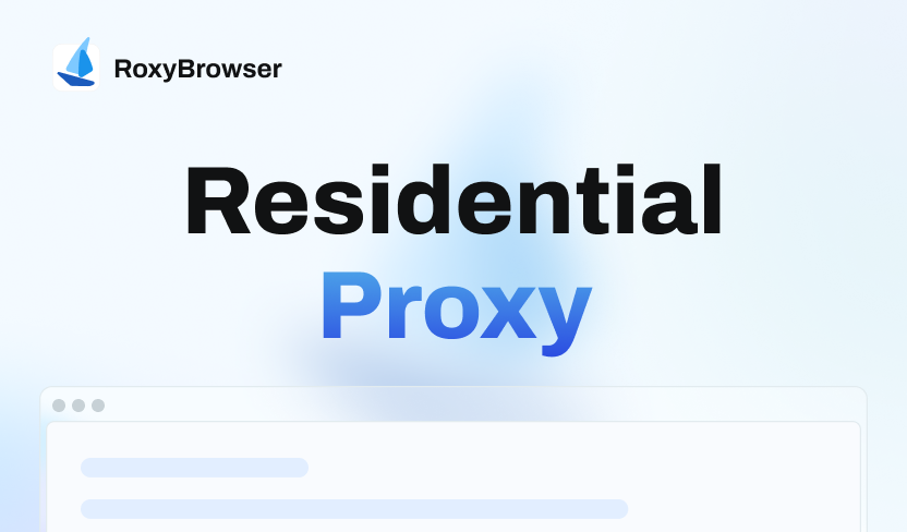 RoxyBrowser's tweet card. Learn what a residential proxy is, how it works, and why businesses use them for web scraping, geo-targeting, and anonymous browsing.