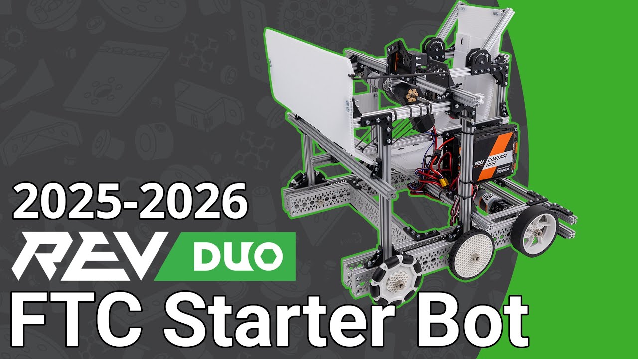 REVrobotics's tweet card. Introducing the 2025-26 REV DUO FTC Starter Bot