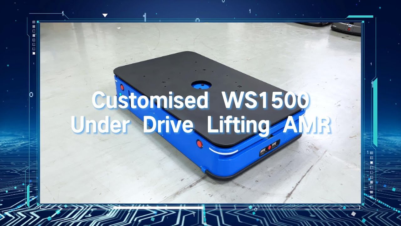 WellwitRobotics's tweet card. Customised Under Drive Lifting AMR WS1500