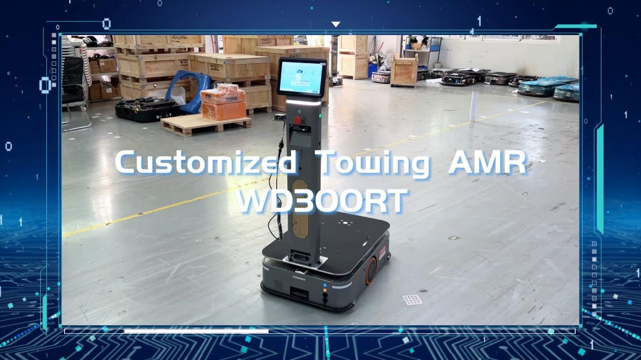 WellwitRobotics's tweet card. Customized Towing AMR WD300RT