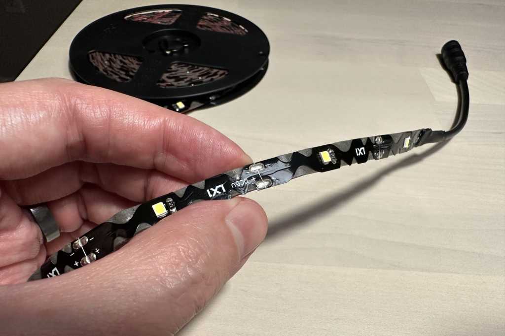 pcworld's tweet card. Forget those pricey HDMI sync boxes. This simple white-light LED strip will ease eye strain while also boosting the apparent black levels on your TV picture.