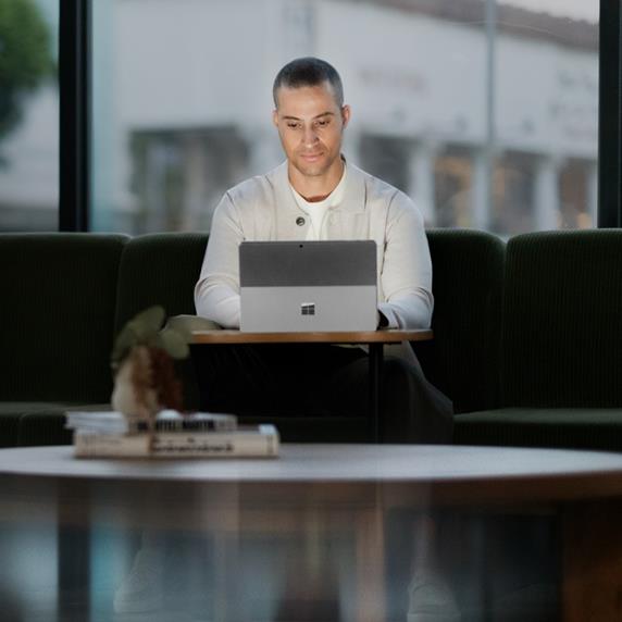 bluefactorbf's tweet card. Flyer: Security, trust, and Microsoft Surface