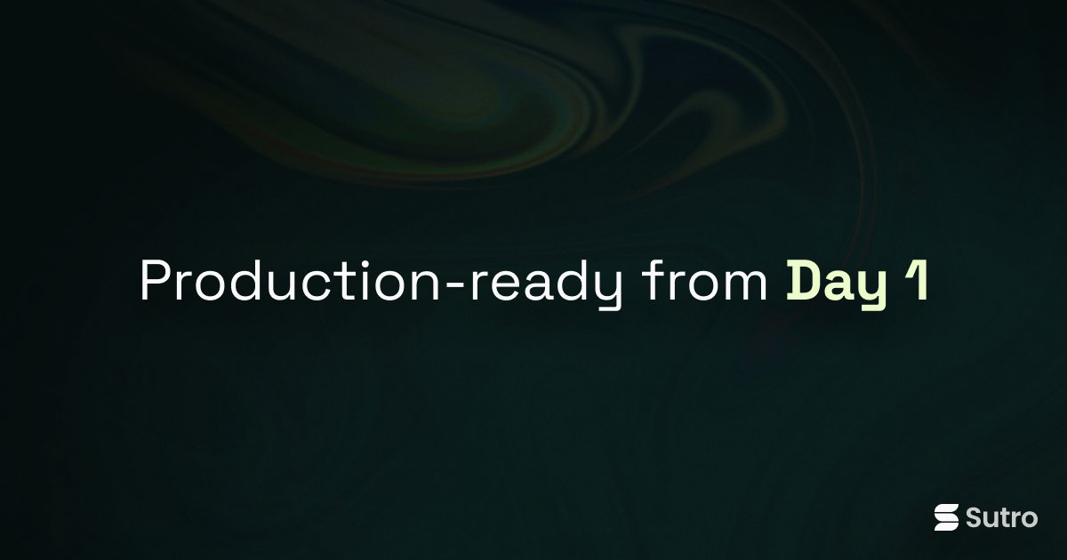 TomasHalgas's tweet card. Prototypes are easy. Production-ready is hard. Sutro’s modular backend, frontend, planning, and agentic workflows APIs help you expand your AI app builder's capabilities without reinventing the wheel.