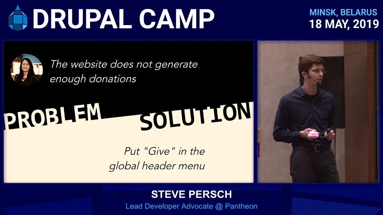 drupalbelarus's tweet card. Steve Persch - We Make the Internet