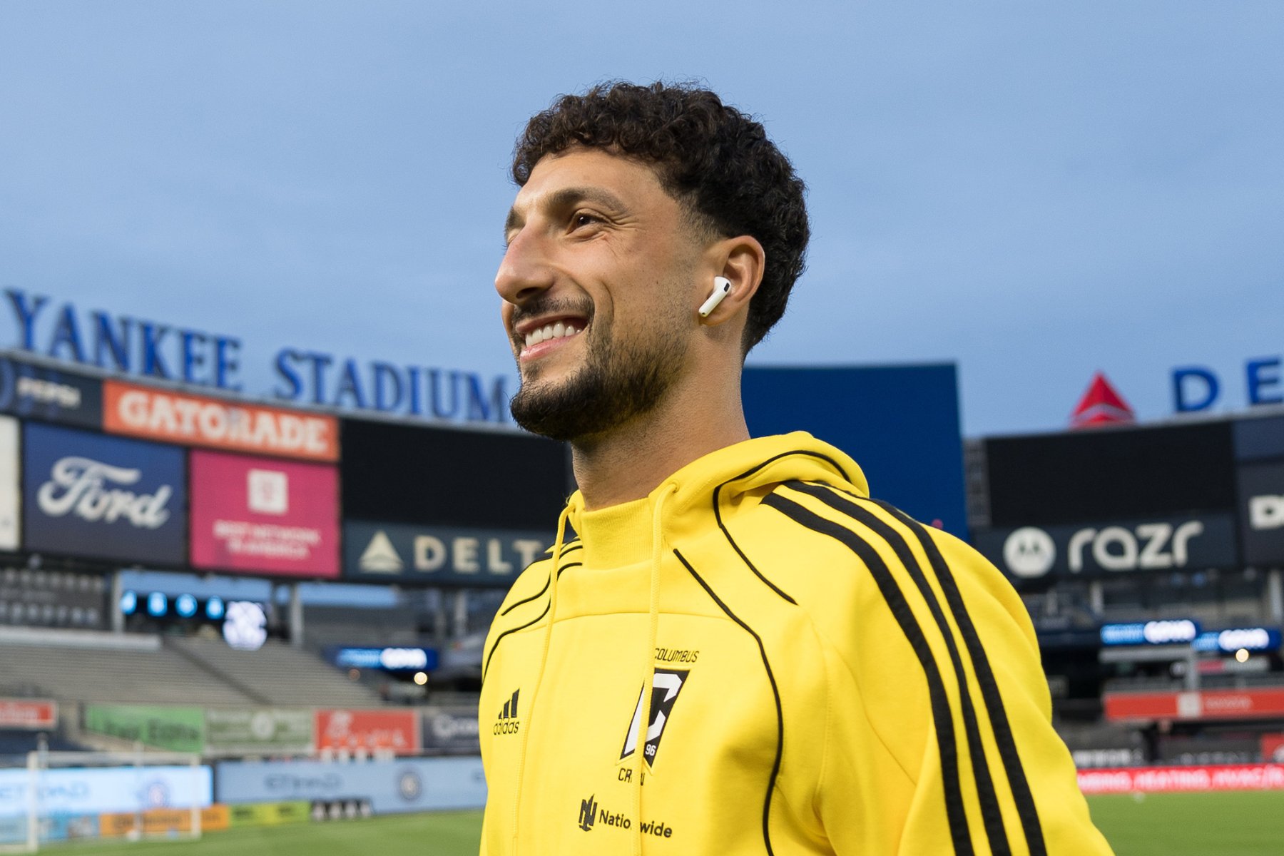 RedCardGlasgow's tweet card. Palestine international striker 'lined up' for Celtic transfer move.